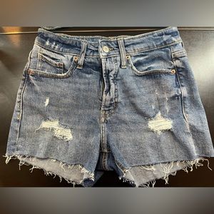 Old Navy High-Rise O.G. Straight-Ripped Jean Shorts